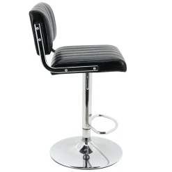 Warren Adjustable Barstool, Black Discount