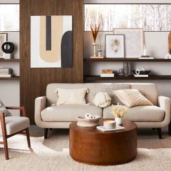 Winslow Round Drum Coffee Table Flash Sale