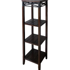 Wood And Metal X Band Plant Stand Discount Online