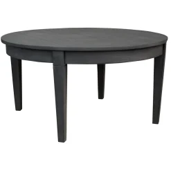Wooden Slat Round Coffee Table Online Discount